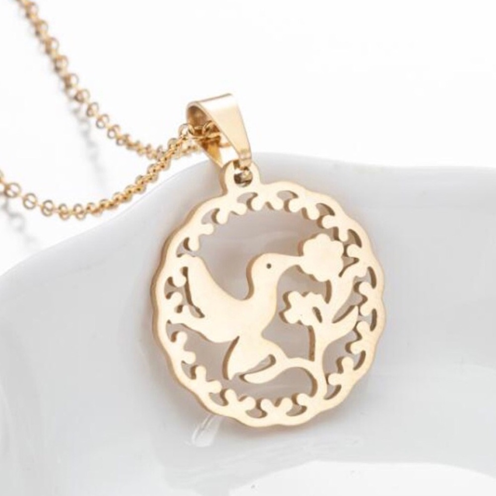 Garden Collection Hummingbird Necklace